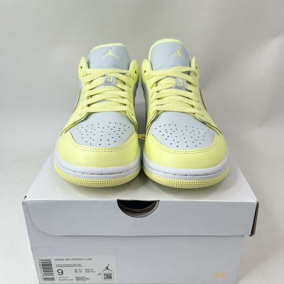 Nike Shoes Air Jordan 1 Low WMNS “Lemonade/Citron Tint” 2024 - Picture 2 of 5